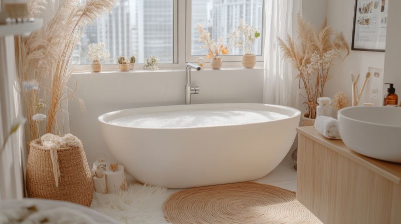 Eco-Friendly Material Bathtub
